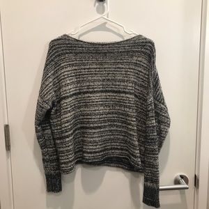 Gradient boatneck sweater